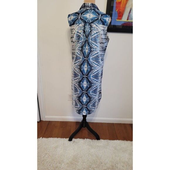 Mushka By Sienna Rose X-Long Sleeveless Shirt dress In a Medium - Picture 3 of 7